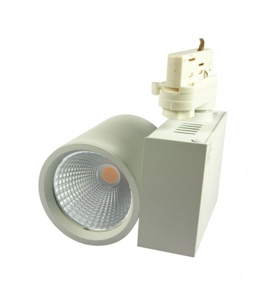 LED Stromschienenstrahler VLA 40W 30° neutralweiß CRI>90  3-Phasen | Synergy 21