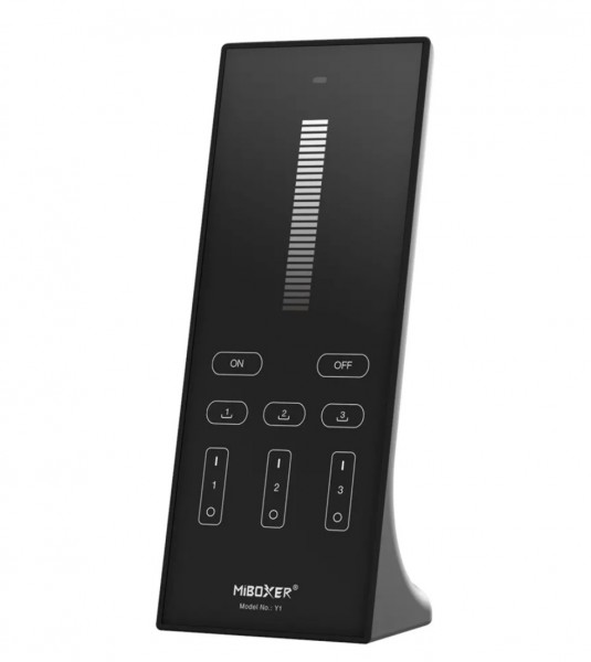 MiBoxer Y1-B LED Fernbedienung 2,4GHz single color 3 Zonen vertikal (b) LED Fernbedienung single col