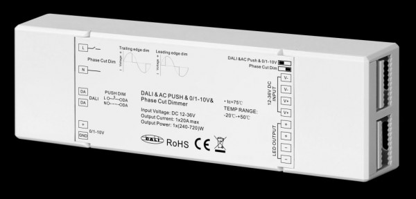 Synergy 21 LED Controller EOS 07 DALI 0-10V und TRIAC Dimmer