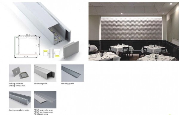 Synergy 21 LED U-Profil 200cm, ALU019 R