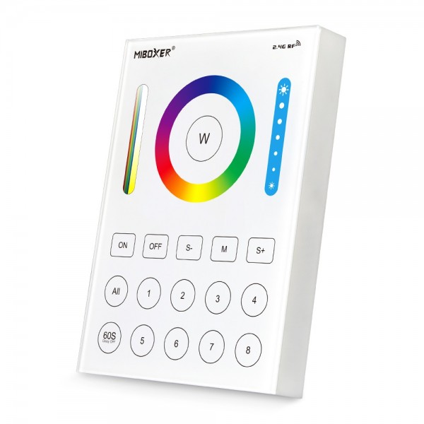 Synergy 21 LED Fernbedienung Smart Panel RGB-WW (RGB-CCT) 8 Zonen *Milight/Miboxer*