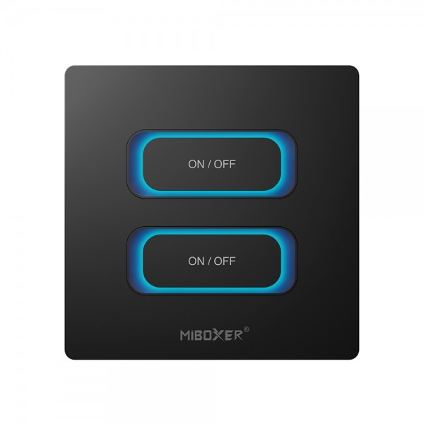 Synergy 21 LED Fernbedienung 2 Gang Smart Switch Wifi + 2,4GHz Bewegungssensor + Dimm *Milight/Mibox