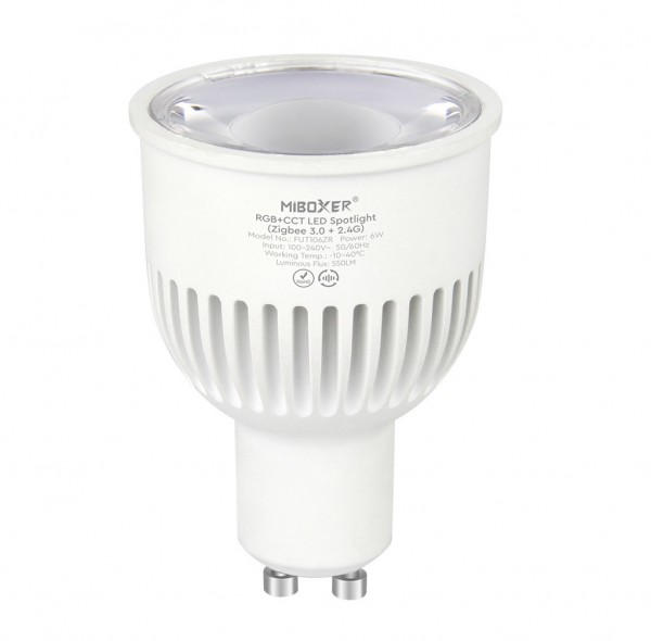 Synergy 21 LED Retrofit GU10 6W RGB-WW (RGB-CCT) Spot *Milight/Miboxer*