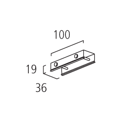 Synergy 21 by EUTRAC DECKENCLIP 100MM