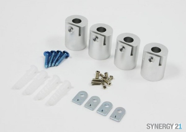 Synergy 21 LED light panel zub Montage Kit Zylinder für V1+V2 Panel silber