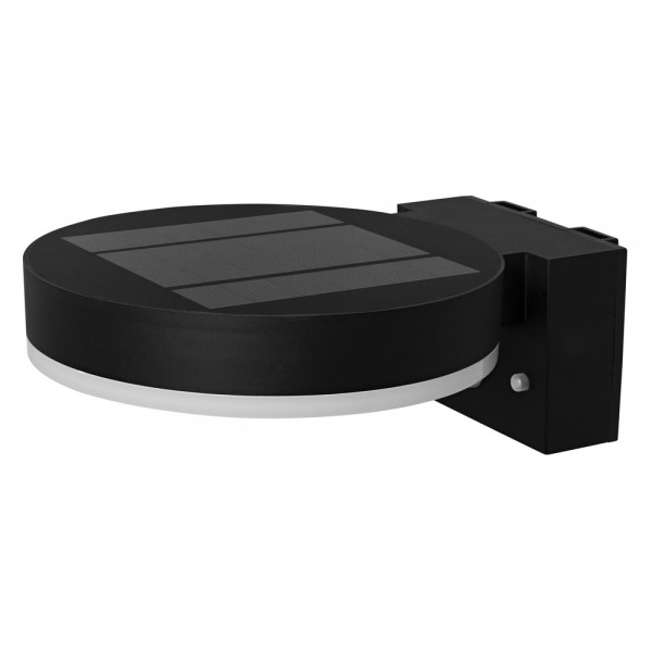 LEDVANCE ENDURA® STYLE SOLAR SINGLE CIRCLE Wall Sensor Single Circle 6W Black