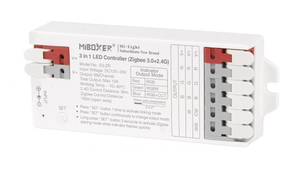 Synergy 21 LED Controller 3in1 (RGB/RGBW/RGB+CCT) Zigbee3.0/2.4G *Milight/Miboxer*
