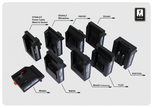 Synergy 21 LED Multi Battery Baustrahler zub. Adapter - STANLEY / Porter Cable / Black &amp; Decker