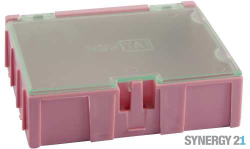 Synergy 21 Kleinteilemagazin, rosa 15 Stk.