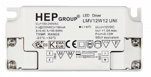 Synergy 21 LED Netzteil - 12V 12W - HEP