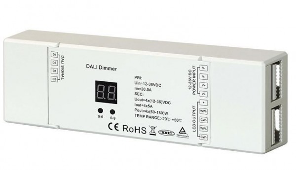 Synergy 21 LED Controller EOS 07 DALI DT8 Dimmer 4 channel