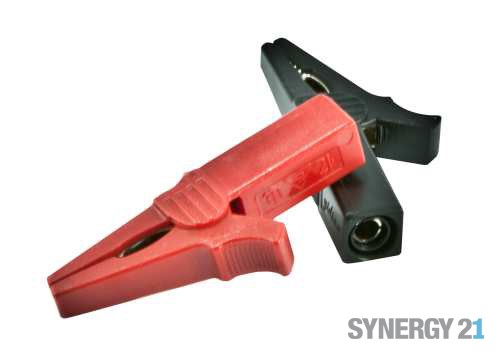 Synergy 21 Krokodilklemme schwarz klein