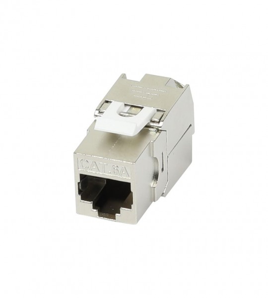 Keystone, Modul, TP-Buchse(RJ45), CAT6A, 500MHz, Slim-line, Synergy 21,