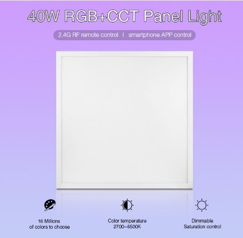 Synergy 21 LED light panel 40W RGB+CCT *Milight/Miboxer*