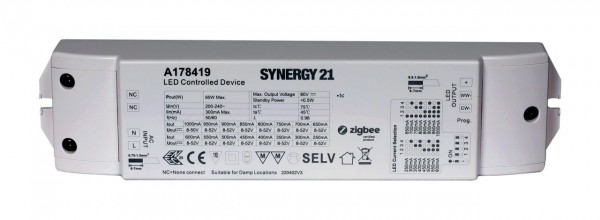 Synergy 21 LED Serie EOS 10 ZigBee CC Controller+Netzteil 2-Kanal 50W CCT